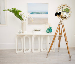 Handcrafted Console in White - COMO Life