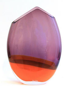 Limited Edition Chromis High Vase Purple by Henry Dean