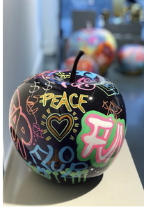 'Peace' Graffiti Apple - COMO Life