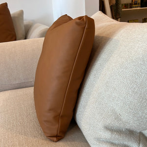 Leather pillow 16 x 16
