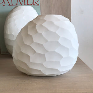 Organic Carved Vase Short
