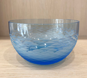 Handblown Blue Glass Bowl by Guaxs - COMO Life
