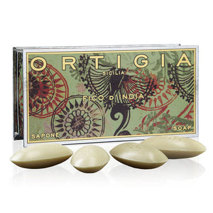 Fico D'india Olive Oil Soap Set by Ortigia